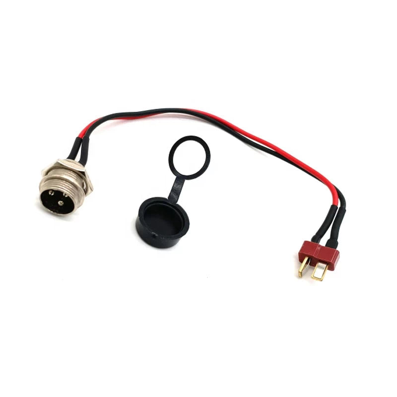 GX16 Charging Port for Kugoo M4, including dust cap.