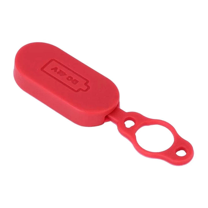 Close up of waterproof silicone dust cover  for Xiaomi M365 Charging Port