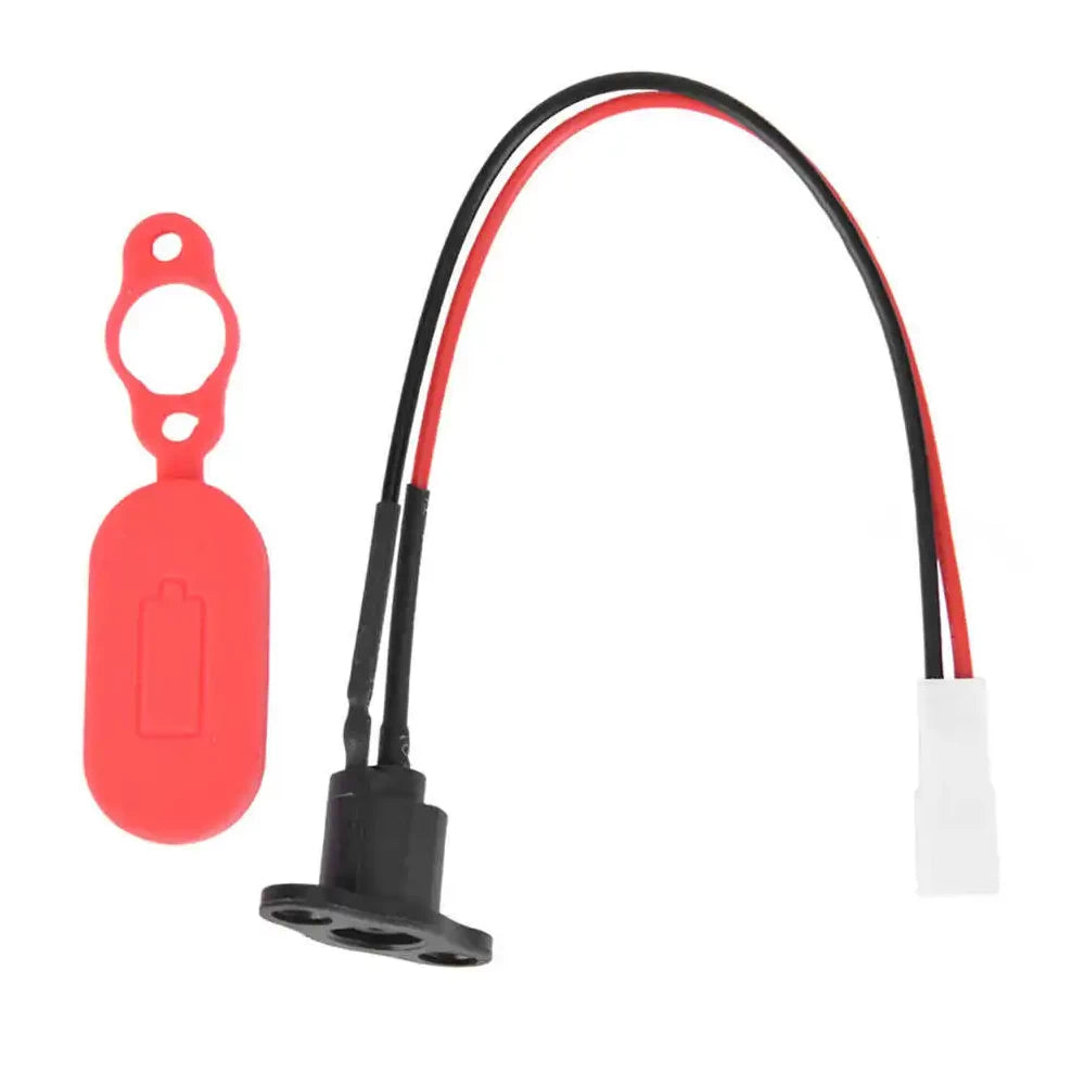 Xiaomi M365 electric scooter charging port with waterproof silicone cover