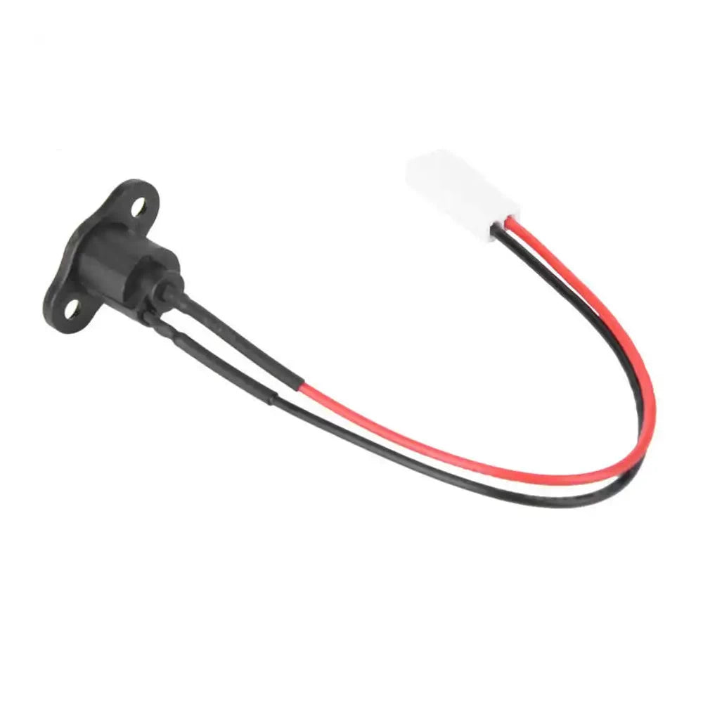 Rear view of Xiaomi M365 charging port