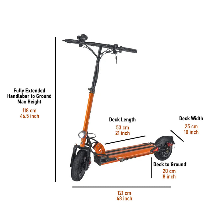 EMOVE Cruiser S - Dimensions