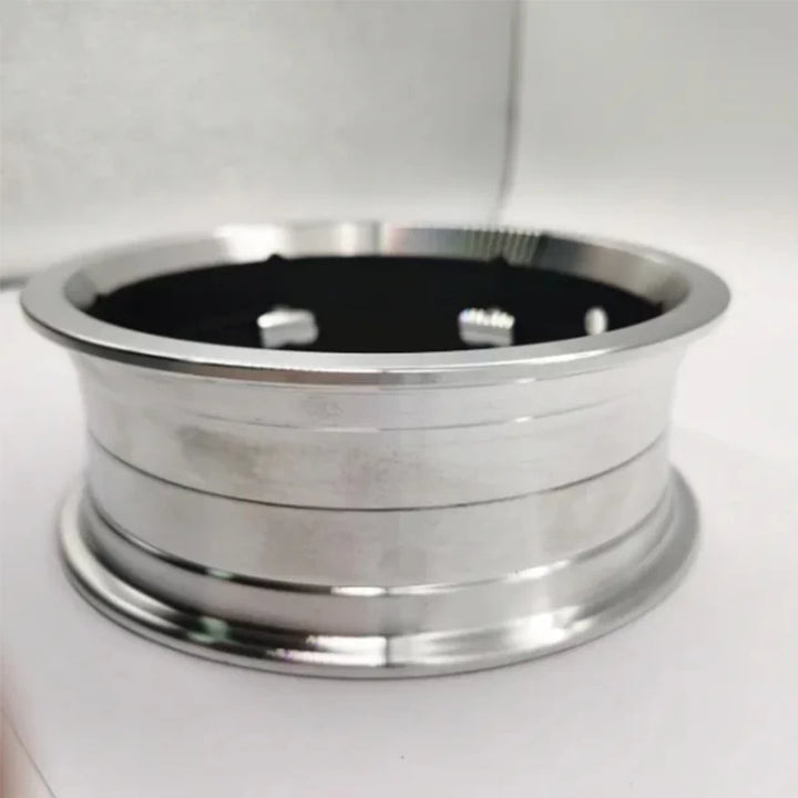 Side profile highlighting CNC-milled finish and inner mounting points.