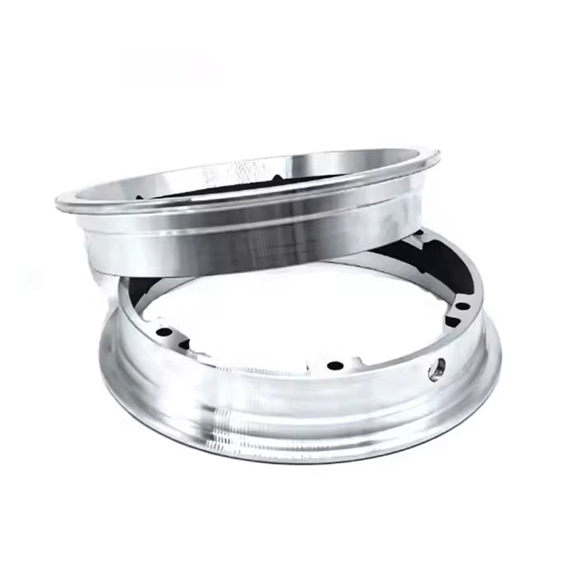 Dualtron Mini rear motor hub rim kit,  stacked for depth view