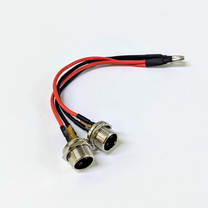 Genuine MiniMotors twin charging ports with pre-wired harness for Dualtron models pre-2021.