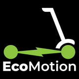 EcoMotion Logo (Square) - Reversed Out of Black