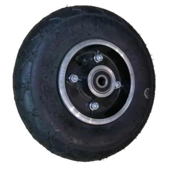 Original 8-inch front wheel for EMOVE Touring electric scooter, featuring split rims for easy tire changes, including wheel hub with bearings, inner tube, and tire - suitable for 10mm axle.