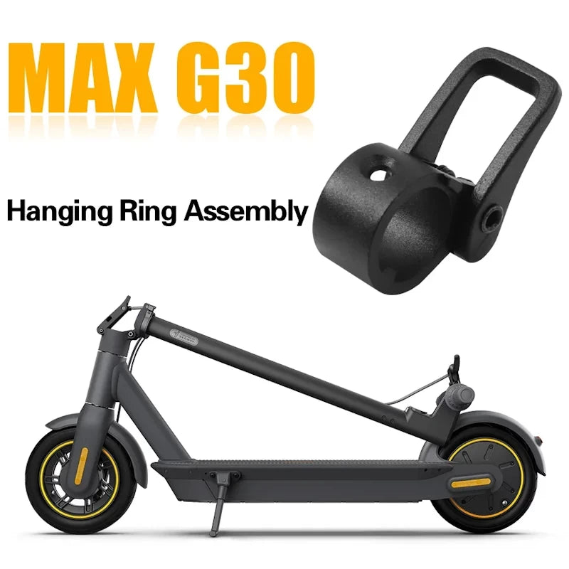 Hanging Ring Assembly with folded Ninebot MAX G30 scooter