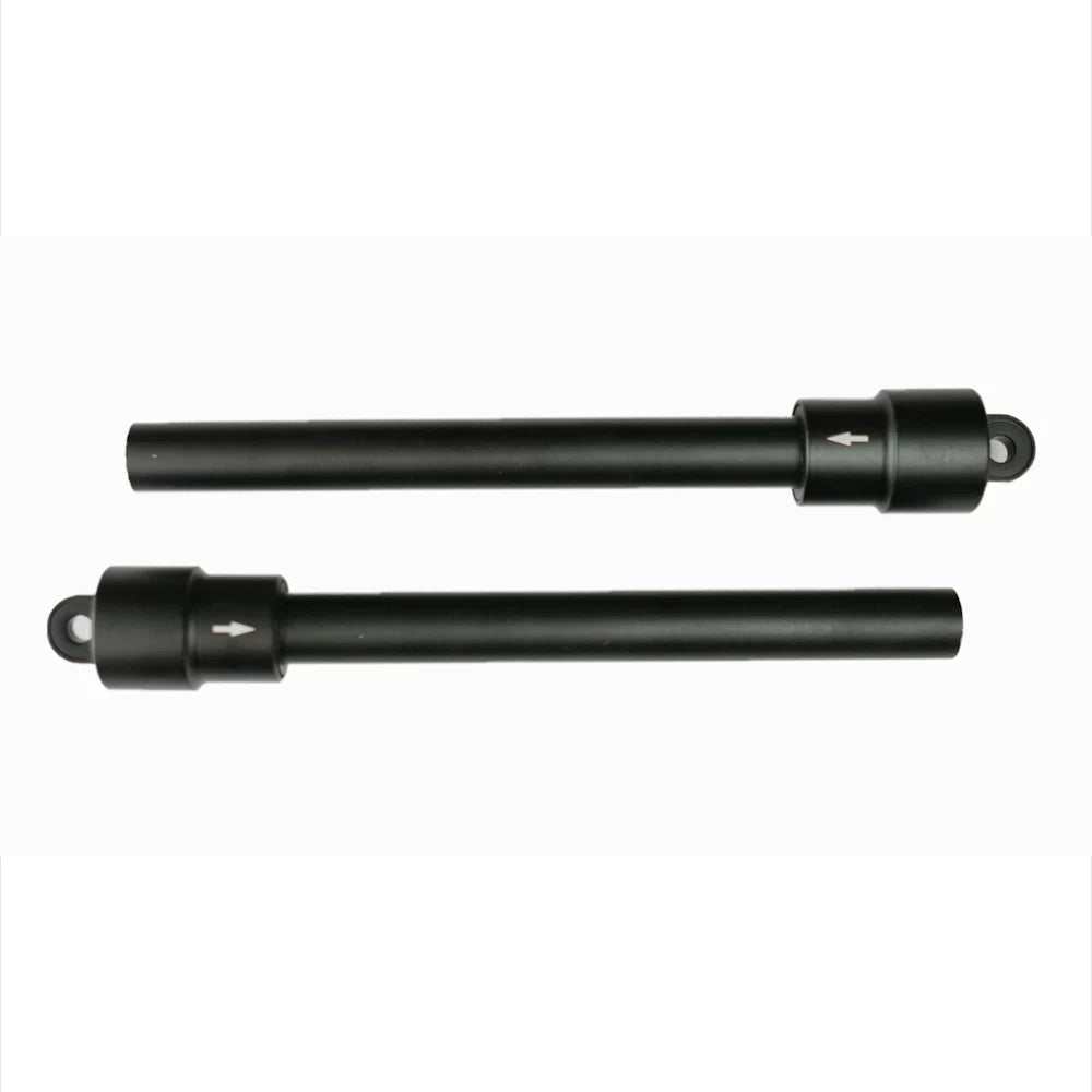 Replacement folding handlebar tubes for EMOVE Cruiser and EMOVE Touring electric scooters - black finish, two pieces shown.