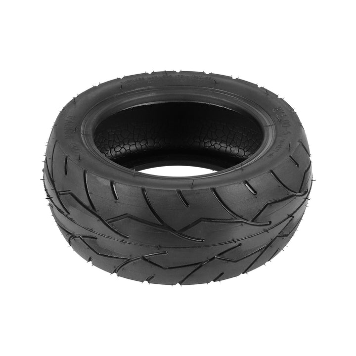 Innova 8x3.00-5 tubeless tyre for Kaabo Mantis 8, laid flat showing road tread, profile and internal construction