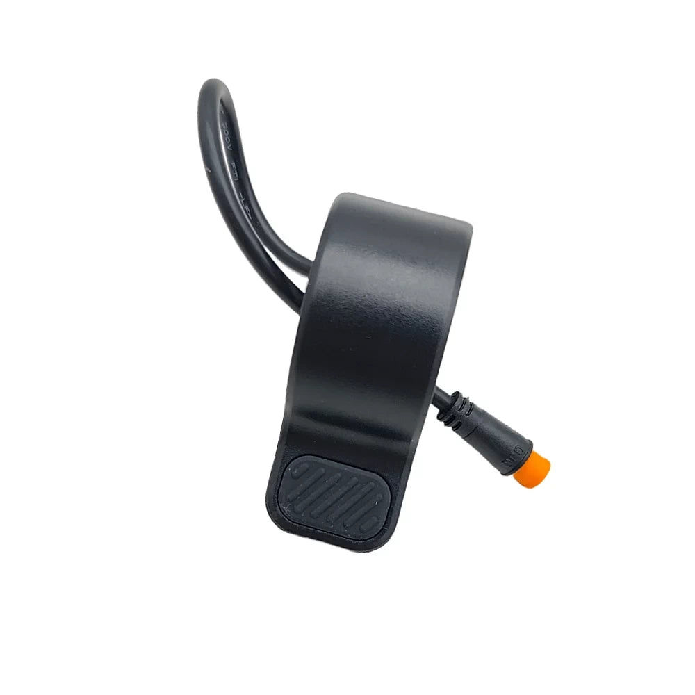 Top view of rubber thumb pad on replacement throttle for Inokim Quick 4 electric scooter 