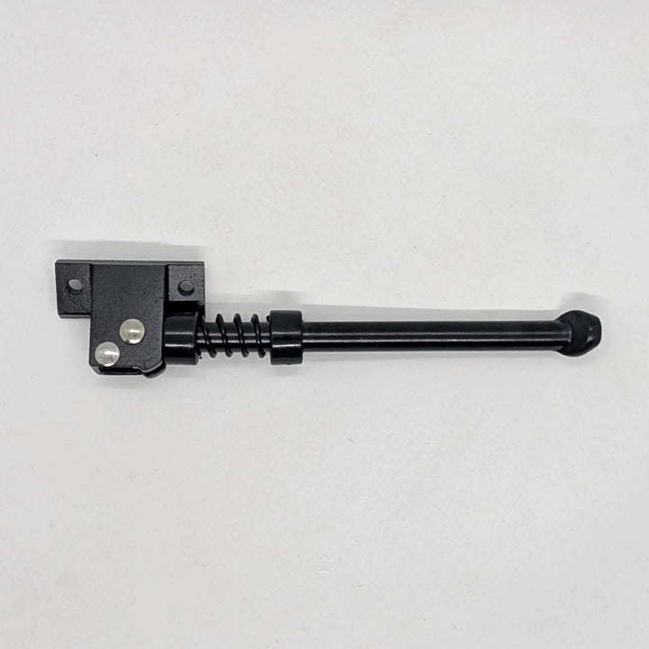 Side view of folded kickstand for Bexly Raven. Genuine factory replacement part