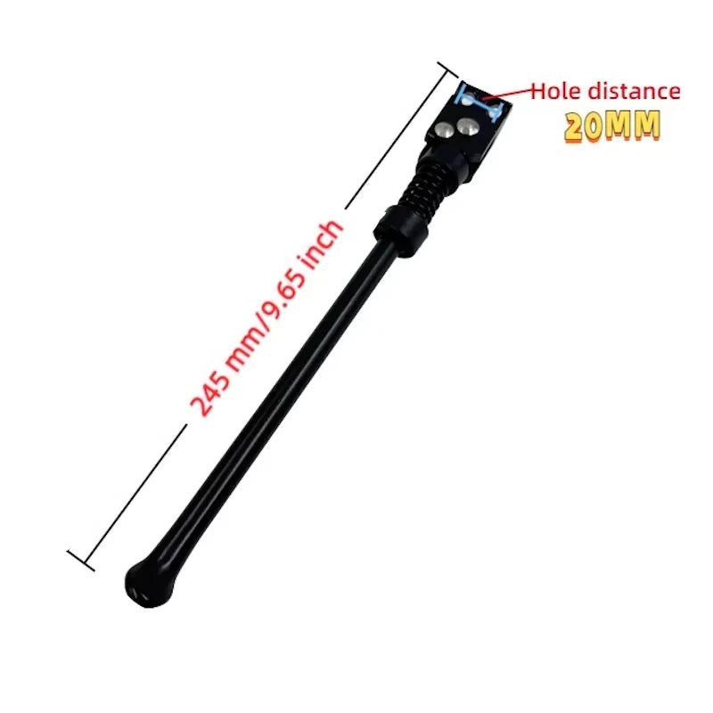 Full view of original Dualtron kickstand for DT3 and Thunder scooters.