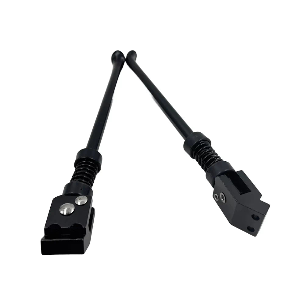 Close-up showing 245 mm length with spring mechanism.