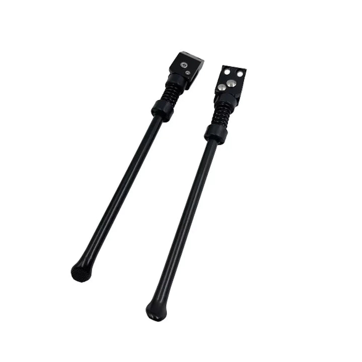 Front and rear view of the Dualtron kickstands.