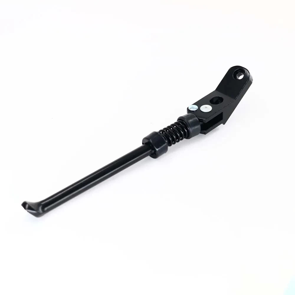 Close-up view of Dualtron Ultra replacement kickstand showing spring and mounting holes.