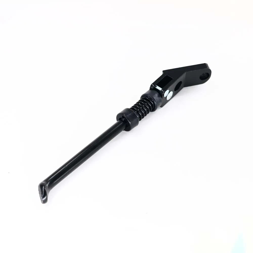 Angled view of OEM kickstand for Dualtron Ultra with return spring assembly.