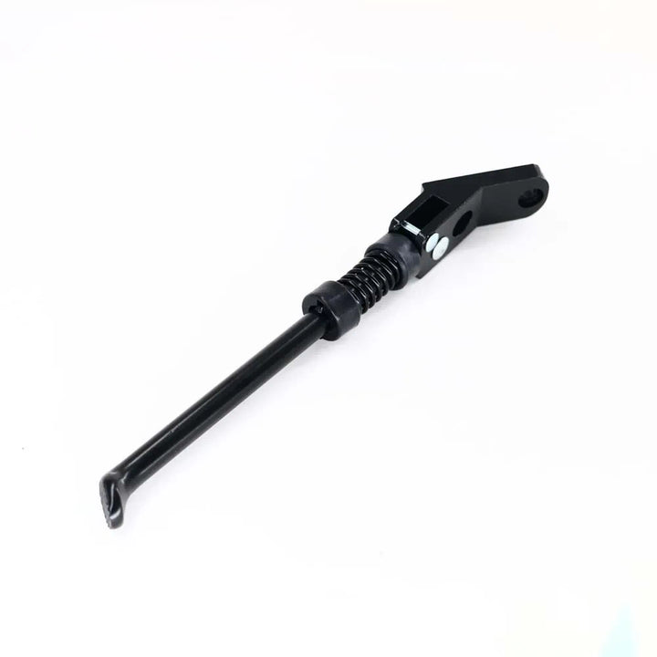 Angled view of OEM kickstand for Dualtron Ultra with return spring assembly.