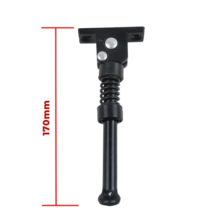 170mm Kickstand for Electric Scooters - Black electric scooter kickstand with 170mm length, for stability and durability.