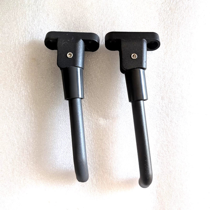 Side by side (Reverse) comparison of the Standard and Extended Kickstand options available for the  Xiaomi M365.