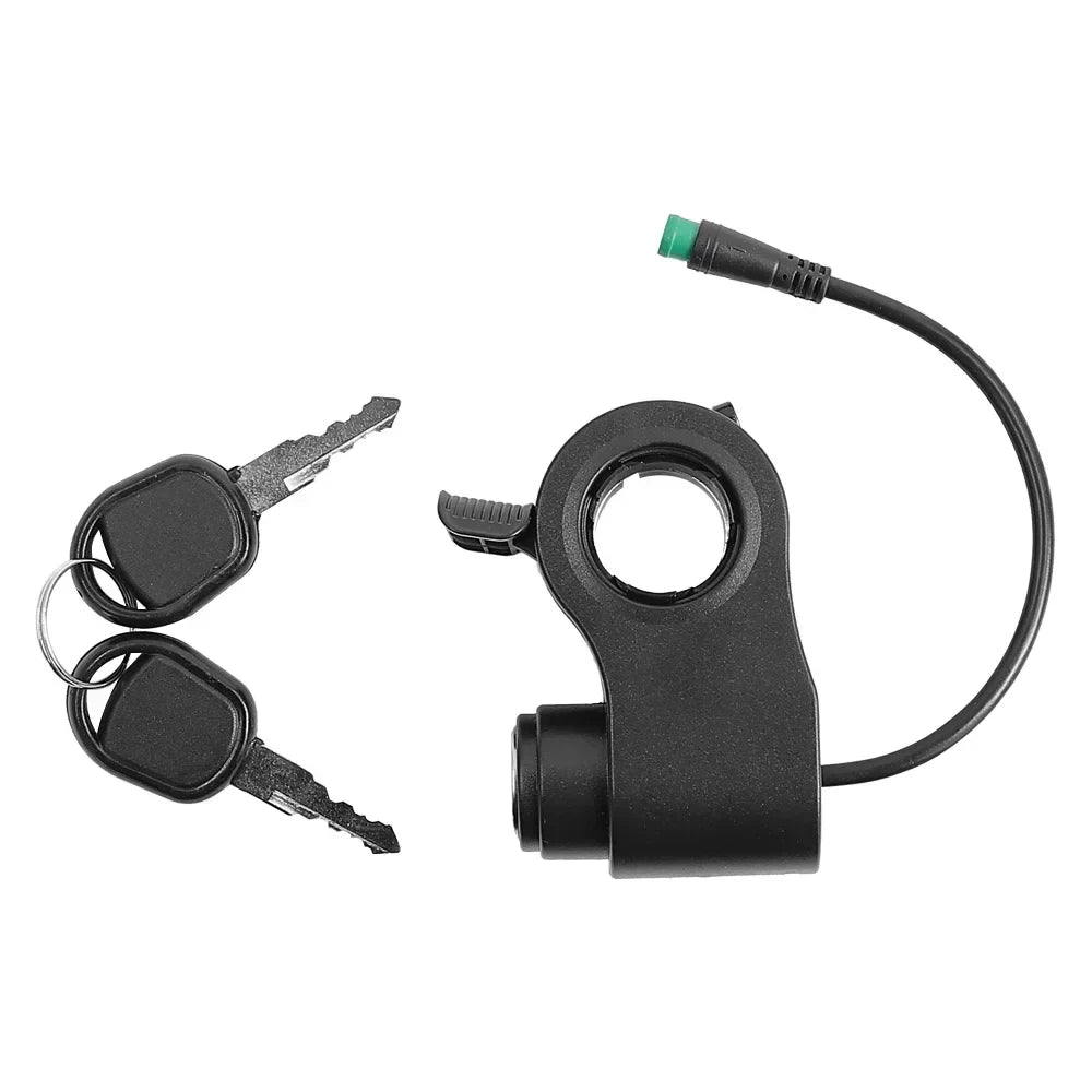 side profile view of Kukirin G2 Pro electric scooter throttle housing and cable