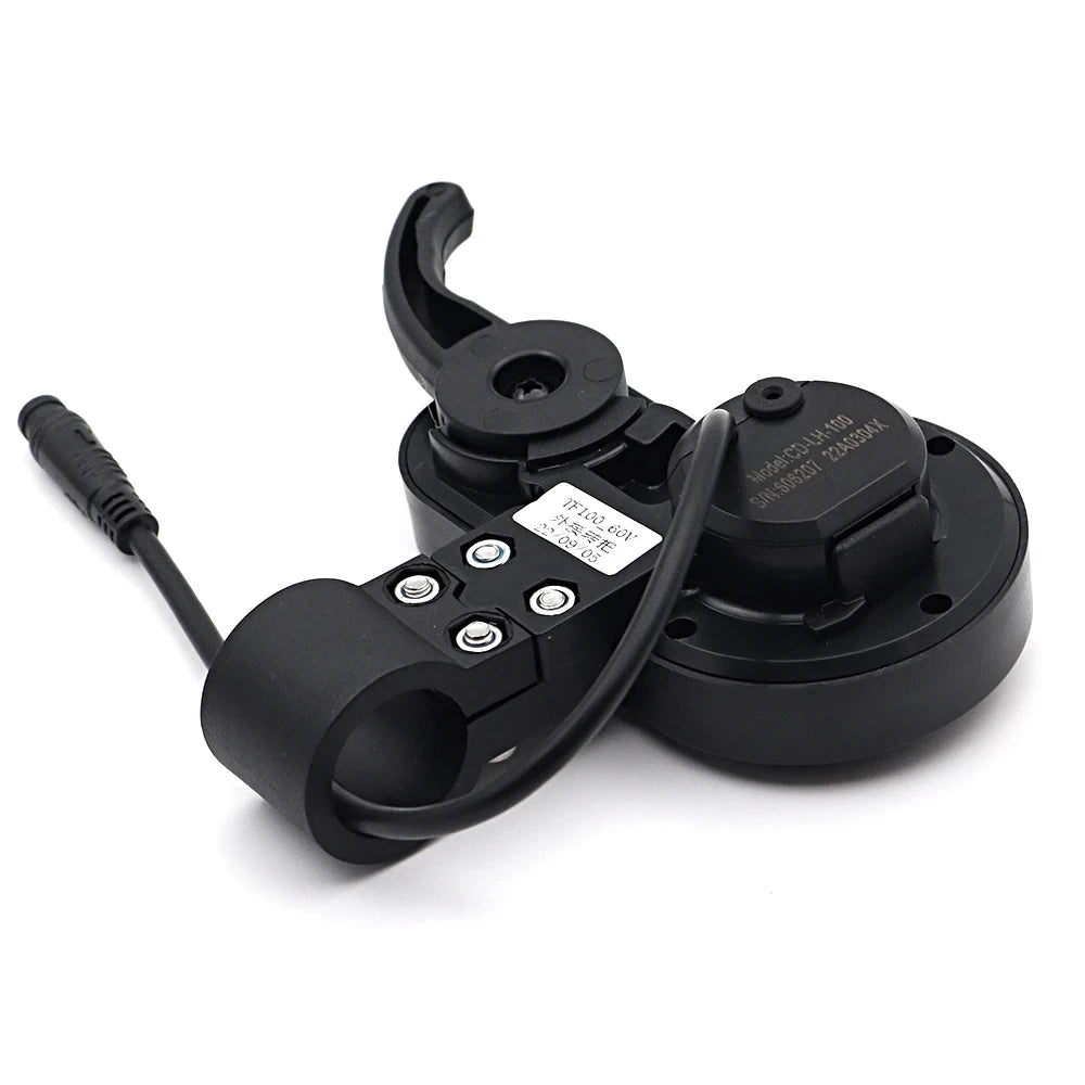 Rear view of LH-100 trigger throttle display mounting bracket