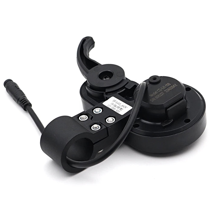 Rear view of LH-100 trigger throttle display mounting bracket