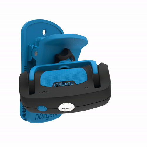 Noxgear rechargeable 500 lumen Clip Anywhere light showing 360 degree rotation