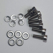 Load image into Gallery viewer, Set of Six (6) Screws + Springs Washers + Flat Washer
