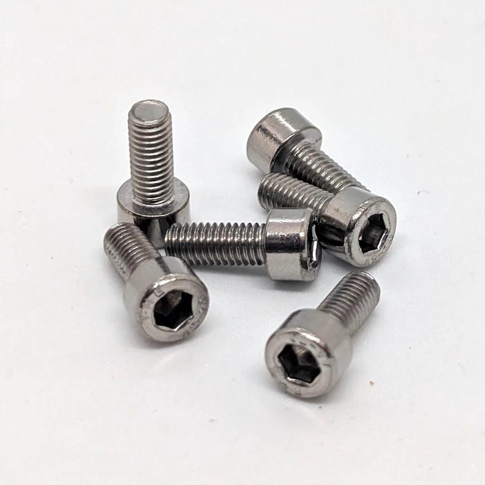 Australian Stainless Steel Screws – M5 × 8mm, 10mm, 12mm, 16mm, 20mm or 25mm – Motor Hub Rim/ Disc Brake Rotors (Set of 6)