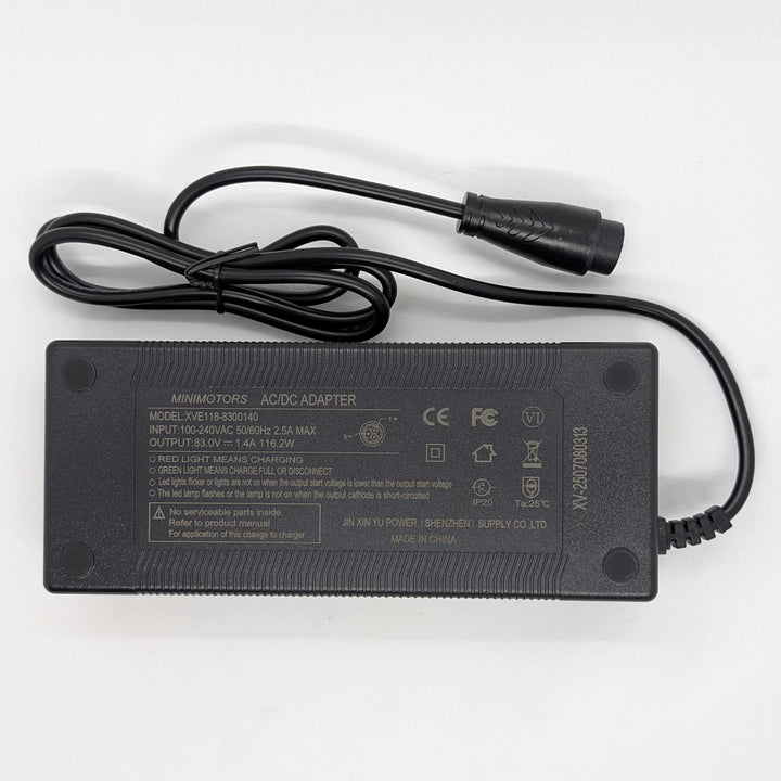 Genuine Minimotors XVE118-8300140 83V 1.4A electric scooter charger