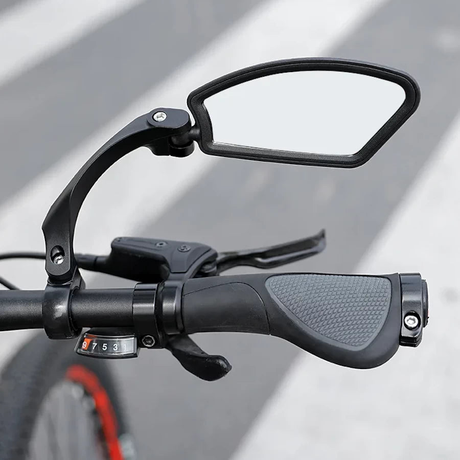 Right-Hand Handlebar mirror with wide-angle field of view.