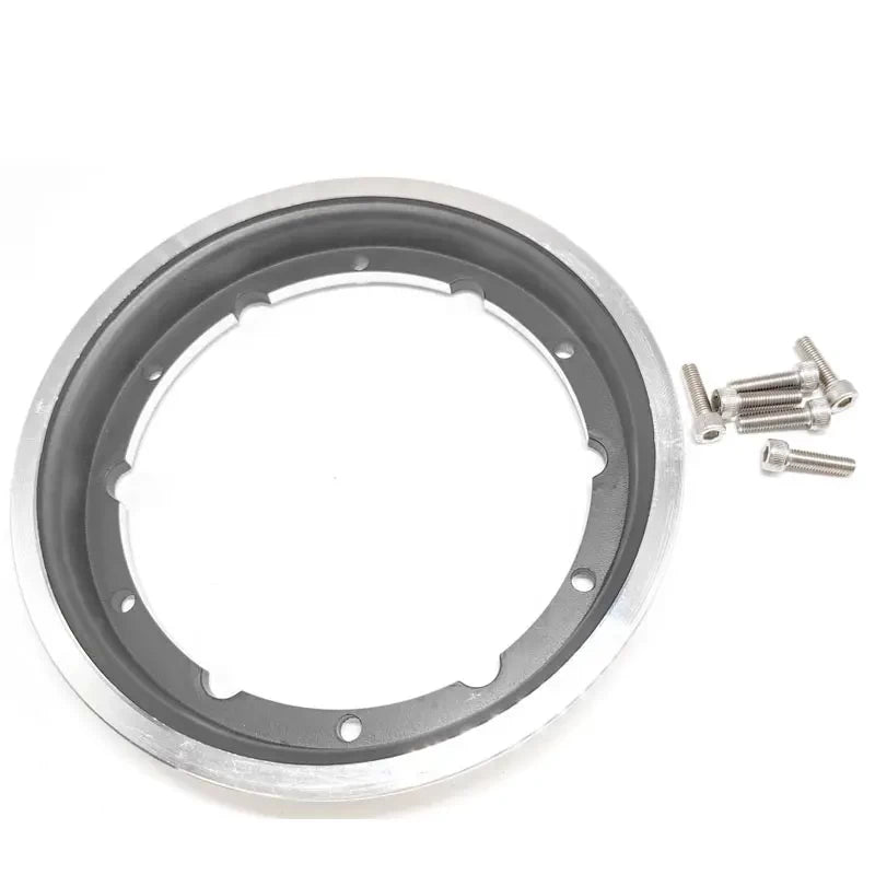 Original LGSDDM detachable motor hub ring with 6 stainless steel hex socket screws, compatible with Bexly 10X and Zero 10X scooters.