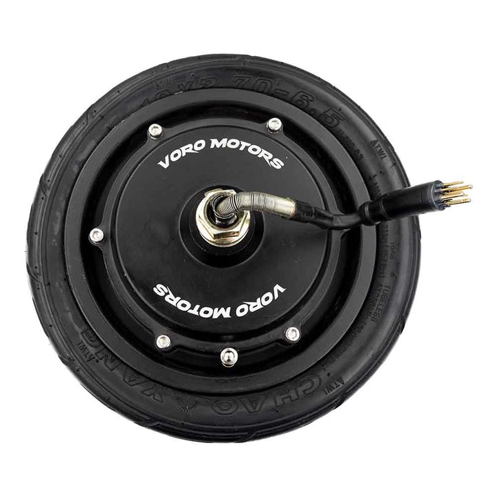 Voro Motors 1000W motor with plug and play connection for upgraded EMOVE Cruiser rear wheel
