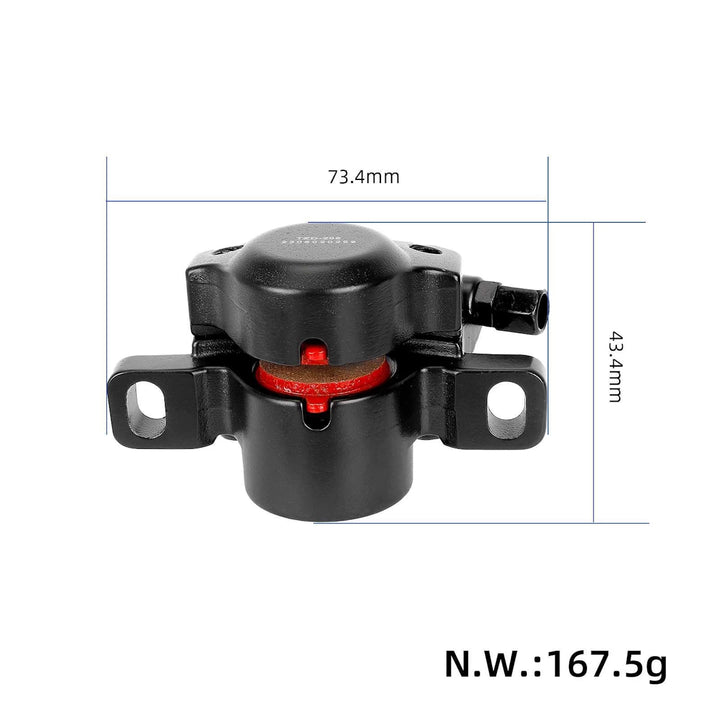 NIU KQi2 KQi3 front disc brake caliper dimensions
