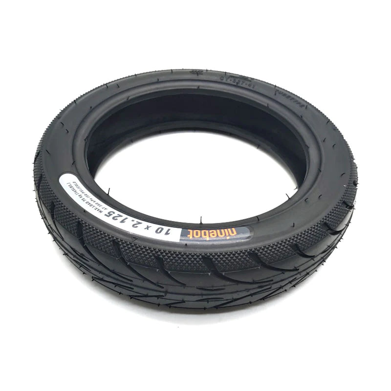 Genuine Ninebot 10x2.125 Replacement Tyre for Ninebot F Series, with diamond stippled shoulder tread