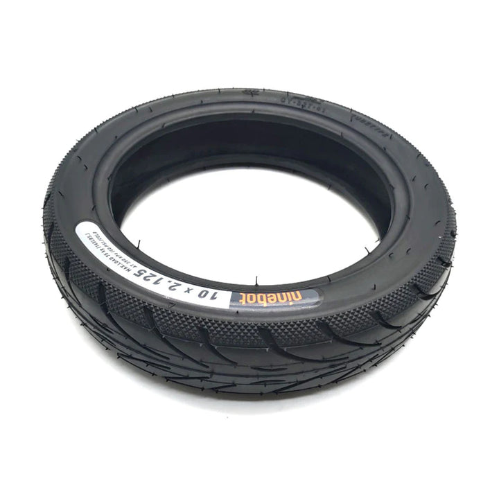 Genuine Ninebot 10x2.125 Replacement Tyre for Ninebot F Series, with diamond stippled shoulder tread
