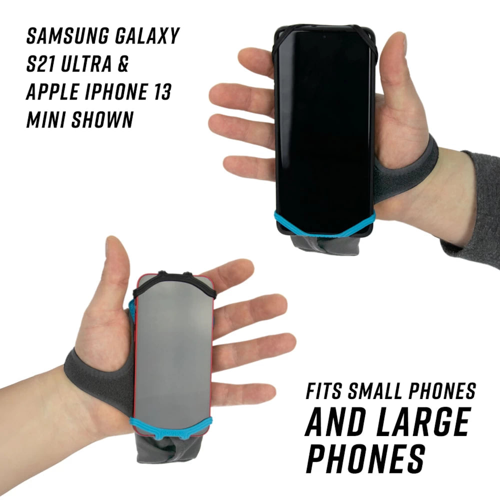 NoxGear Phone Holder fits small and large phones including iPhone and Samsung Galaxy