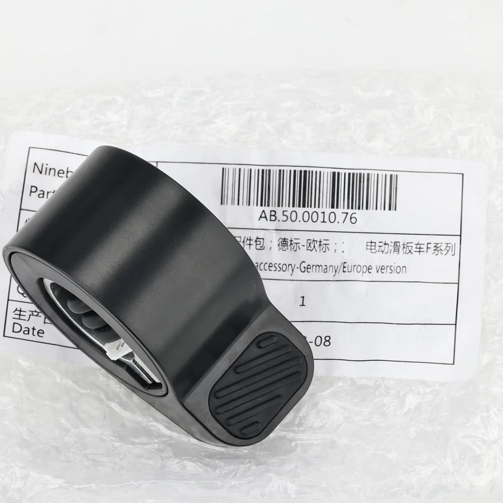 Original Ninebot OEM packaging for the genuines thumb throttle for Segway Ninebot F2, F2 Plus & F2 Pro