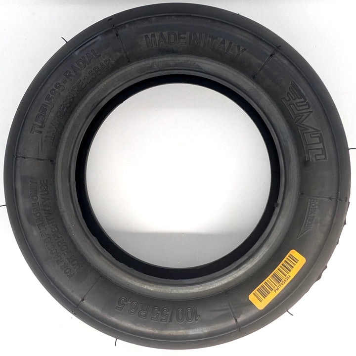 Side profile view of the PMT 100/55-6.6 T41 Slick tyre.