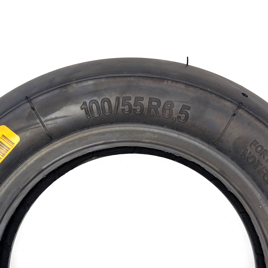 Sidewall marking of the tyre size on the  100/55-6.6 T41 Slick tyres