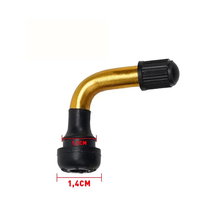 Side view of the PVR40 Tubeless valve, with a 1.1cm caliber and a 1.4cm base diameter