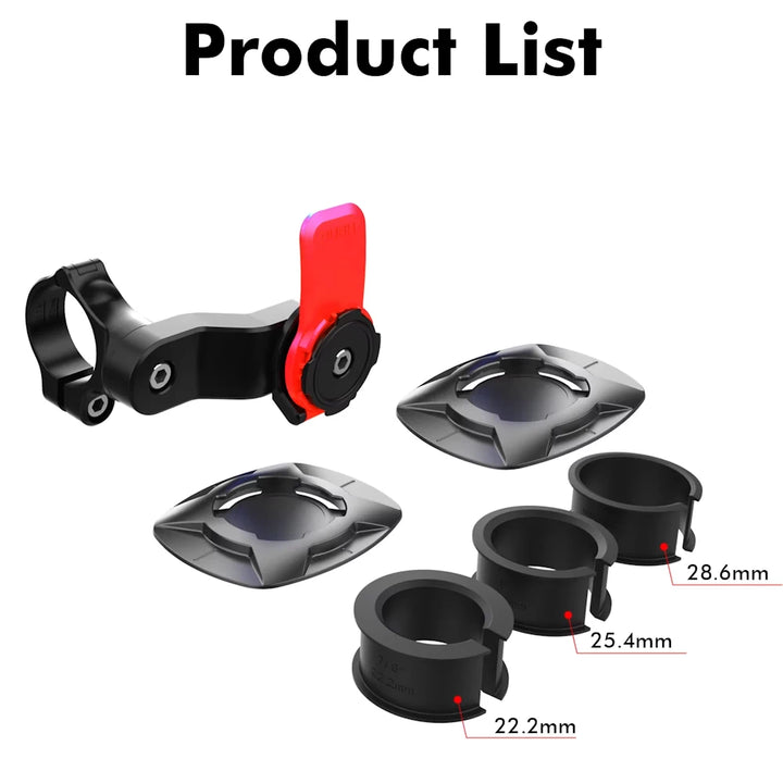 Complete product set with adapters, spacers, and hex hey (not shown)