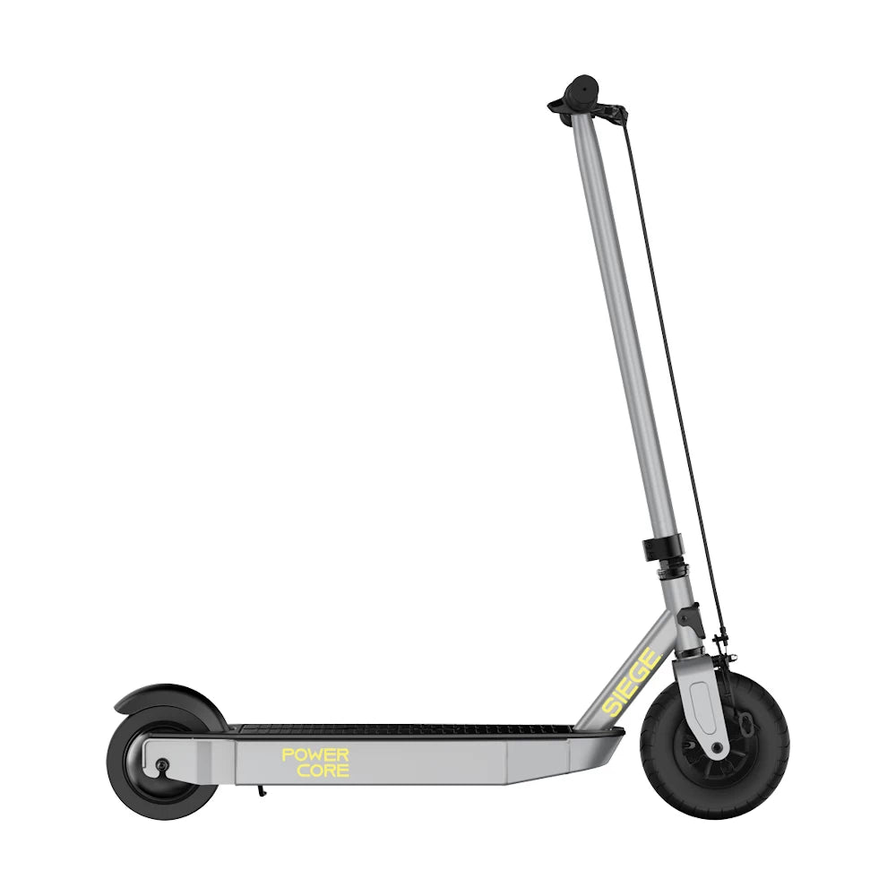 Right-side view of the Razor PowerCore SIEGE electric scooter for kids aged 13+, suitable for up to 70kg.