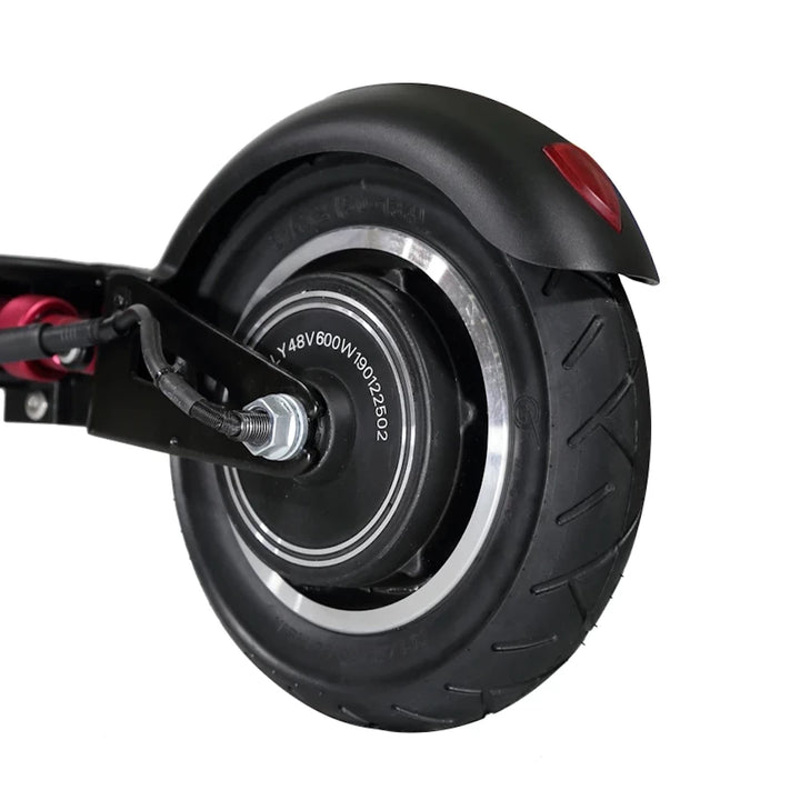 Rear mudguard installed on ZERO 9 style electric scooter showing factory fit replacement part