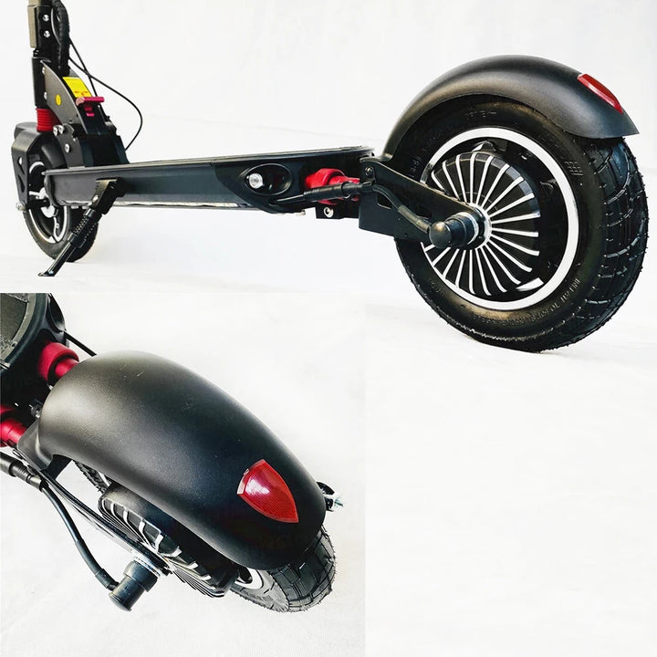 OEM Rear fender fitted to a Zero 9 electric scooter.
