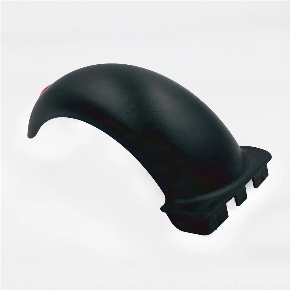 Front angled view of the OEM Rear Fender replacement for the Zero 9, Bexly 9, Grace 9 and T9 electric scooters, showing mounting slots.