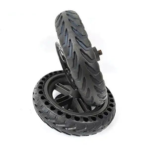 Wheel: Rear Wheel with Disc Brake Rotor (120mm) and 8.5" Honeycomb Solid Tyre - for Xiaomi PRO / PRO2