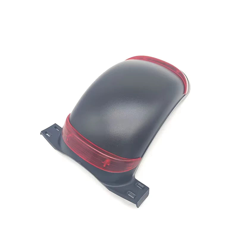 angled view of plastic rear fender for 10-inch electric scooters.