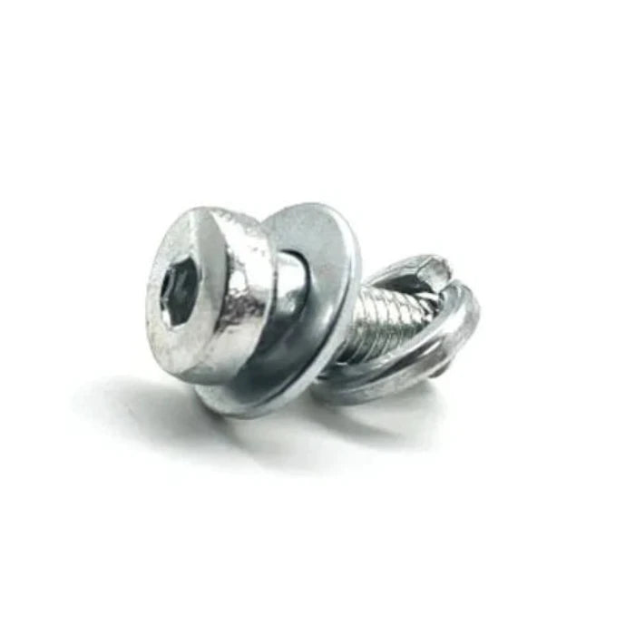 Assembled rear wheel screw set for Xiaomi M365, Pro, and Mi electric scooters with spring and flat washer.