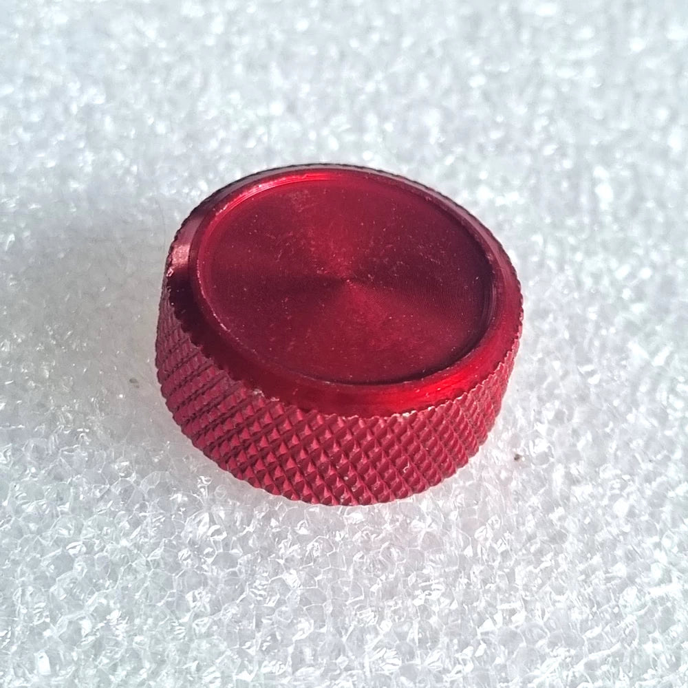 Red S-Knob Locking Pin (Knob only) for EMOVE Cruiser and Speedway Scooters. Red knob shown with precision metal design and easy-grip surface.